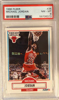 1990 Fleer Michael Jordan PSA 8