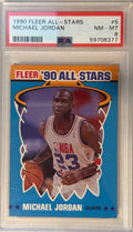 1990 Fleer All-Stars Michael Jordan PSA 8