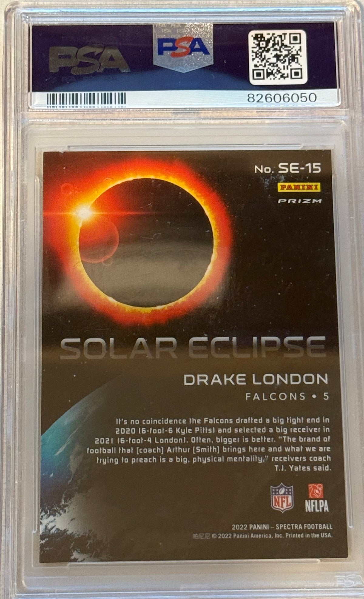 2022 Spectra Drake London Solar Eclipse PSA 9