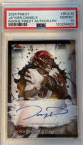 2024 Finest Jayden Daniels Rookie Finest Autograph PSA 10