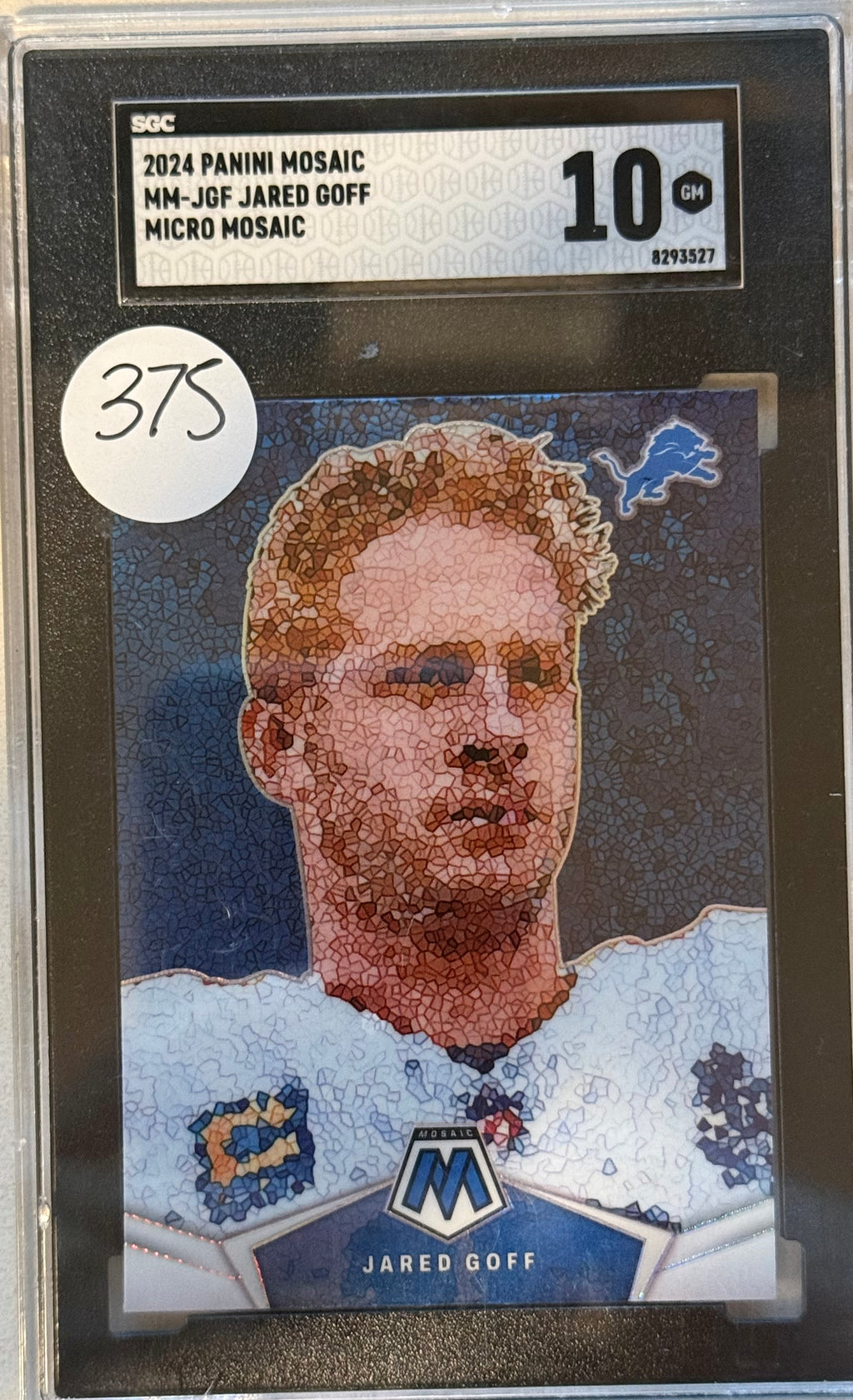 2024 Panini Mosaic MM-JFG Goff Micro Mosaic SGC 10