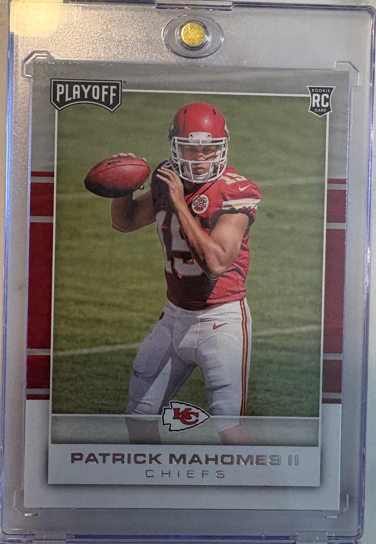 2017 Panini Playoff Patrick Mahomes II RC No. 204 Chiefs GM Condition