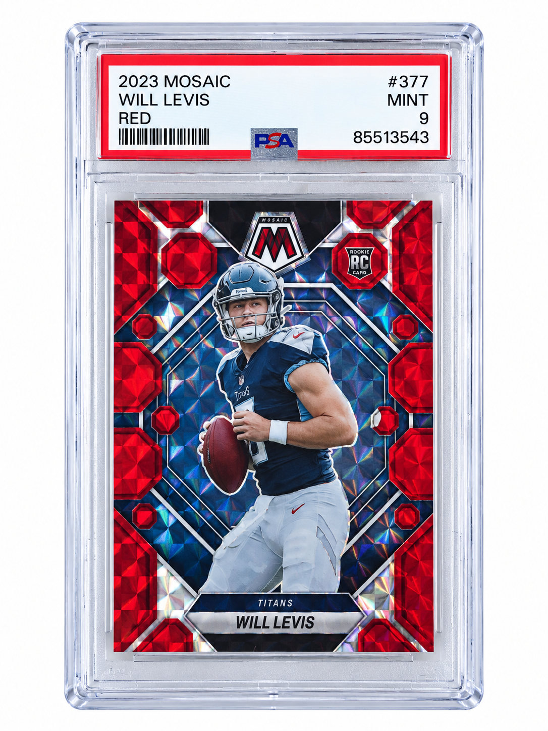 2023 Mosaic Will Levis Red PSA 9