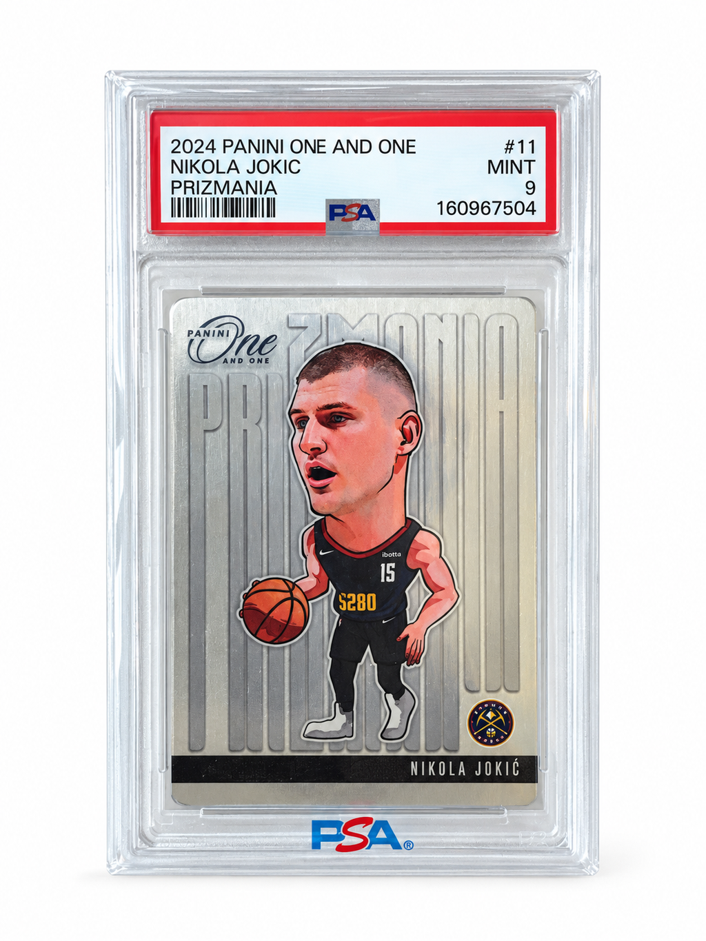 2024 Panini One and One Nikola Jokic Prizimania PSA 9