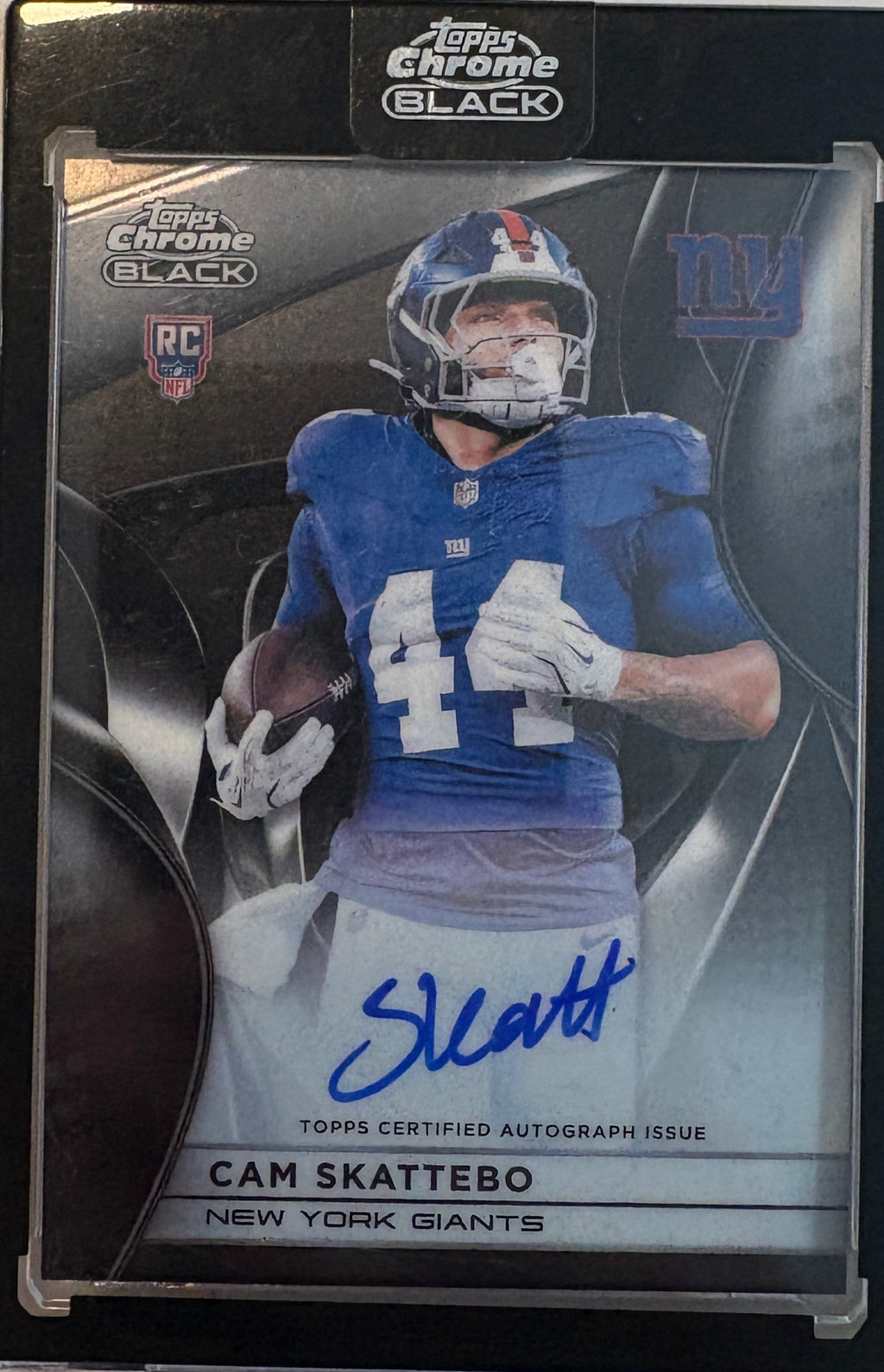 2025 Topps Chrome Black #RAU-CSK Cam Skattebo Rookie Autographs