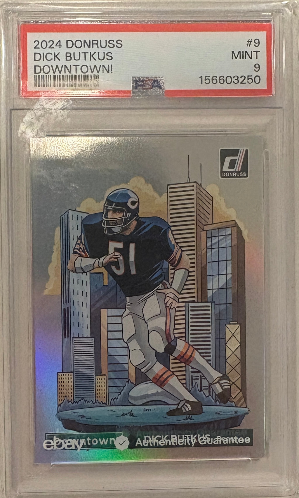 2024 Donruss Dick Butkus Downtown PSA 9