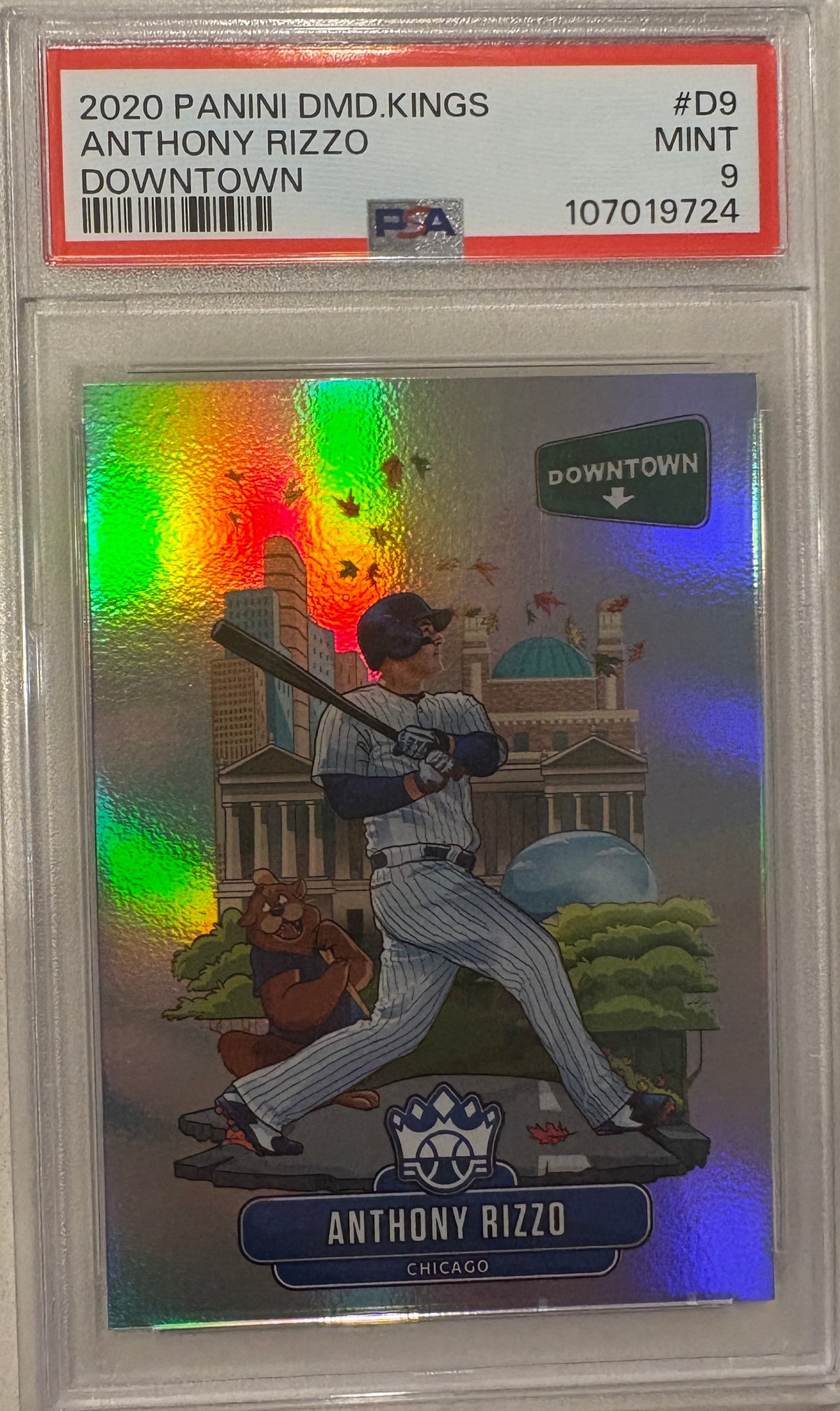 2020 Panini Dmd. Kings Anthony Rizzo Downtown PSA 9