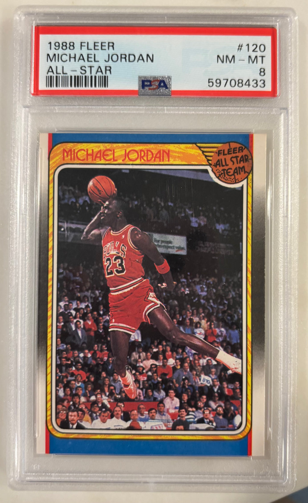 1988 FLEER MICHAEL JORDAN ALL-STAR