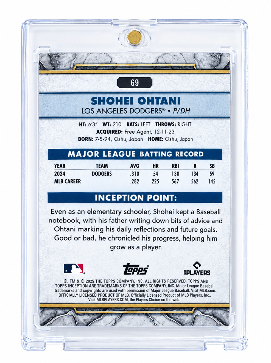 2025 Inception Shohei Ohtani /99
